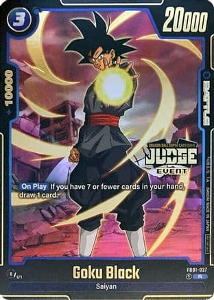 Goku Black - FB01-037 (Judge Pack (Event Judge) 01) — Tournament and Championship Promos