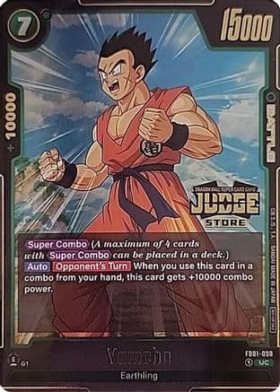 Yamcha (Judge Pack (Event Judge) 01) — Tournament and Championship Promos