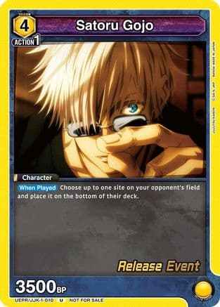 Satoru Gojo (010) — UE03BT: Jujutsu Kaisen Release Event Cards