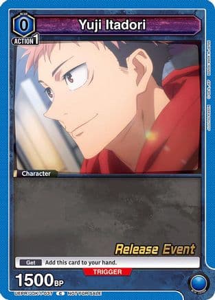 Yuji Itadori (037) — UE03BT: Jujutsu Kaisen Release Event Cards