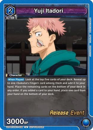 Yuji Itadori (038) — UE03BT: Jujutsu Kaisen Release Event Cards