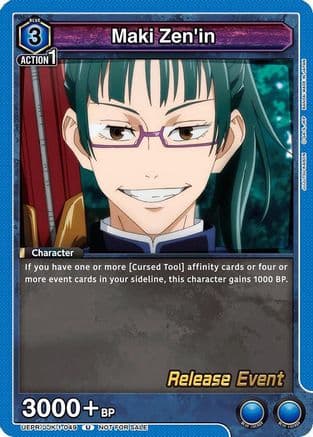 Maki Zen'in (049) — UE03BT: Jujutsu Kaisen Release Event Cards