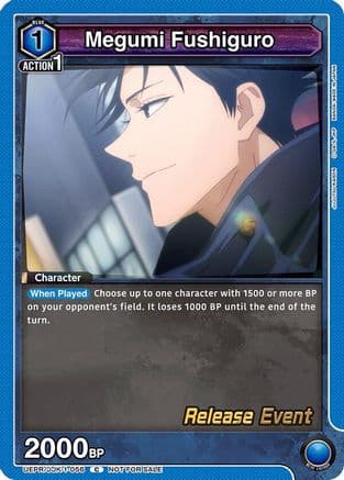 Megumi Fushiguro (056) — UE03BT: Jujutsu Kaisen Release Event Cards