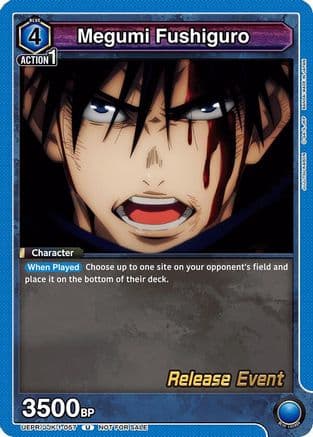 Megumi Fushiguro (057) — UE03BT: Jujutsu Kaisen Release Event Cards