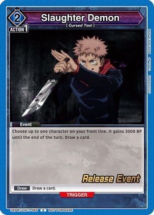 Slaughter Demon — UE03BT: Jujutsu Kaisen Release Event Cards