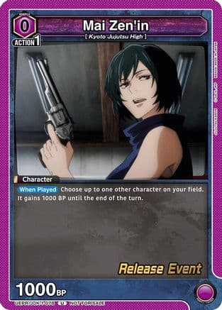 Mai Zen'in — UE03BT: Jujutsu Kaisen Release Event Cards