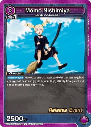 Momo Nishimiya — UE03BT: Jujutsu Kaisen Release Event Cards