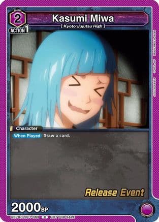 Kasumi Miwa (083) — UE03BT: Jujutsu Kaisen Release Event Cards