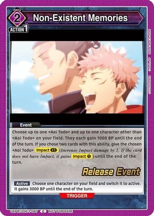 Non-Existent Memories — UE03BT: Jujutsu Kaisen Release Event Cards