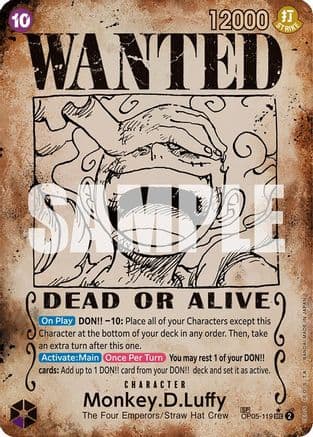 Monkey.D.Luffy (Wanted Poster) — Emperors in the New World