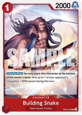 Building Snake — Emperors in the New World One Piece Card Game card by Tanaka Kenichi