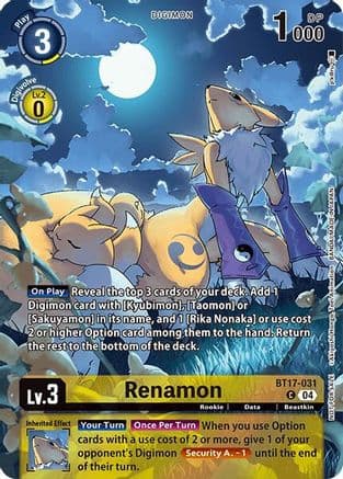 Renamon (Legend Pack 2024 Box Topper) — Chain of Liberation