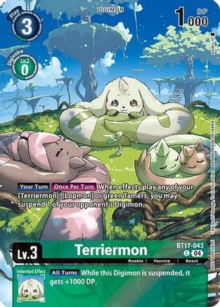 Terriermon (Legend Pack 2024 Box Topper) — Chain of Liberation