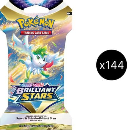 Brilliant Stars Sleeved Booster Pack Case — SWSH09: Brilliant Stars