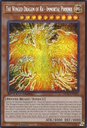 The Winged Dragon of Ra - Immortal Phoenix (PSR) — Yu-Gi-Oh! card