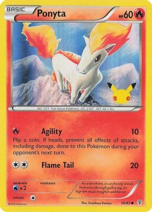 Ponyta — Pokémon TCG card
