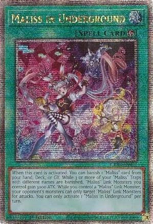 Maliss in Underground (Quarter Century Secret Rare) — Crossover Breakers