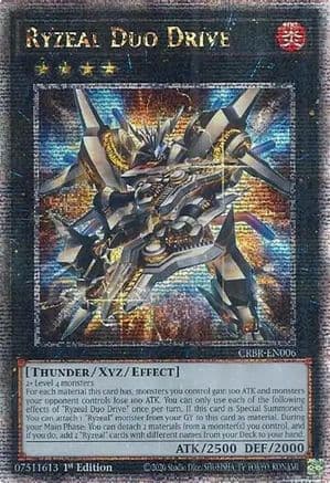 Ryzeal Duo Drive (Quarter Century Secret Rare) — Yu-Gi-Oh! card