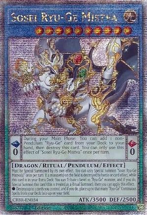 Sosei Ryu-Ge Mistva (Quarter Century Secret Rare) — Crossover Breakers