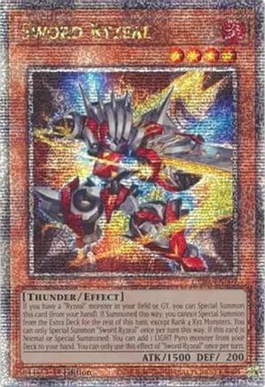 Sword Ryzeal (Quarter Century Secret Rare) — Yu-Gi-Oh! card