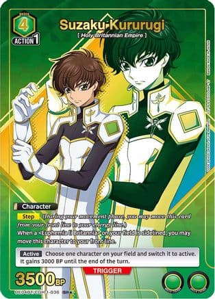 Suzaku Kururugi (036) (SR*) — UE04BT: CODE GEASS: Lelouch of the Rebellion