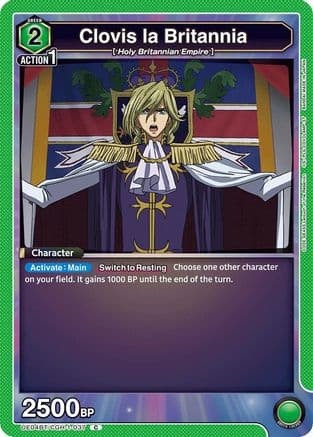 Clovis la Britannia — UE04BT: CODE GEASS: Lelouch of the Rebellion