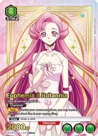 Euphemia li Britannia (047) (SR**) — UE04BT: CODE GEASS: Lelouch of the Rebellion