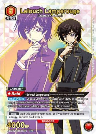 Lelouch Lamperouge (092) (SR*) — UE04BT: CODE GEASS: Lelouch of the Rebellion