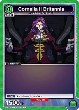 Cornelia li Britannia (038) (Box Topper Foil) — UE04BT: CODE GEASS: Lelouch of the Rebellion