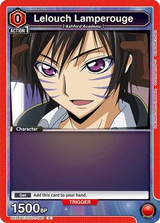 Lelouch Lamperouge (090) (Box Topper Foil) — UE04BT: CODE GEASS: Lelouch of the Rebellion