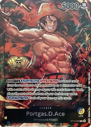Portgas.D.Ace (2nd Anniversary Tournament) — One Piece Promotion Cards