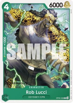 Rob Lucci (038) — Emperors in the New World: 2nd Anniversary Tournament Cards