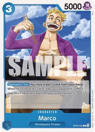 Marco — Emperors in the New World: 2nd Anniversary Tournament Cards One Piece Card Game card by Rofta