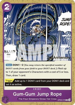 Gum-Gum Jump Rope — Emperors in the New World: 2nd Anniversary Tournament Cards