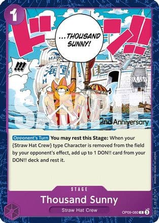 Thousand Sunny — Emperors in the New World: 2nd Anniversary Tournament Cards