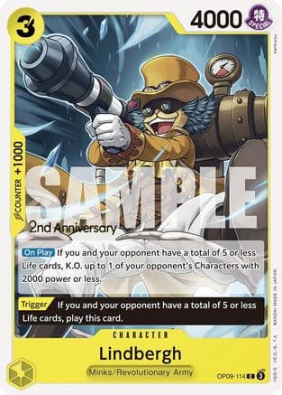 Lindbergh — Emperors in the New World: 2nd Anniversary Tournament Cards