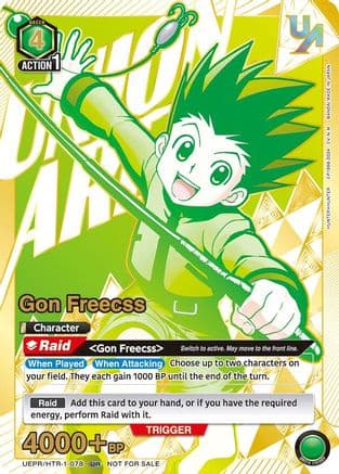 Gon Freecss (078) — Union Arena Promotion Cards