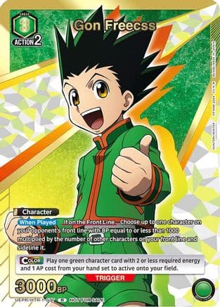 Gon Freecss (077) (Gold) — Union Arena Promotion Cards