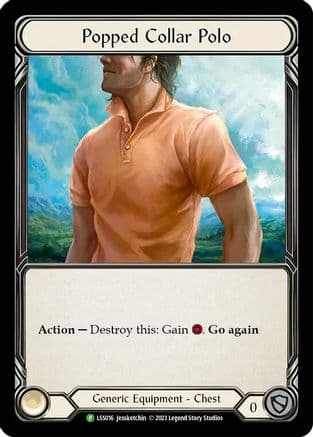 Popped Collar Polo - LSS016 — Flesh and Blood: Promo Cards