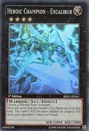 Heroic Champion - Excalibur (Ghost Rare) — Yu-Gi-Oh! card