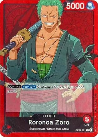Roronoa Zoro — One Piece Demo Deck Cards