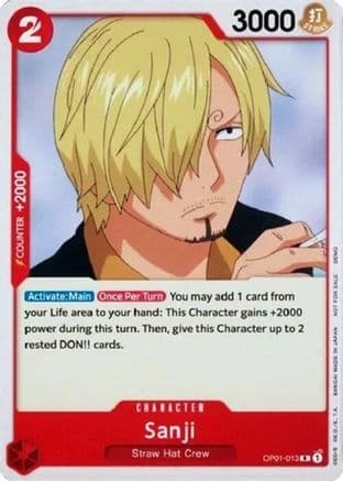 Sanji — One Piece Demo Deck Cards