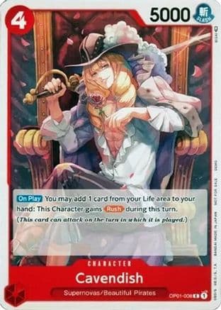 Cavendish — One Piece Demo Deck Cards One Piece Card Game card by BISAI