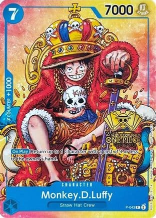 Monkey.D.Luffy (2nd Anniversary Stamped Promo) — One Piece Promotion Cards