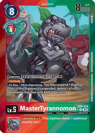 MasterTyrannomon (Limited Foil) — Chain of Liberation