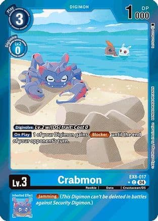 Crabmon (Limited Foil) — Chain of Liberation