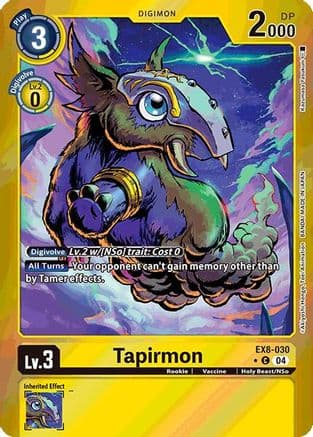 Tapirmon (Limited Foil) — Chain of Liberation