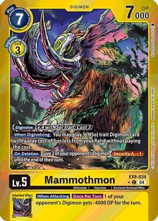 Mammothmon (Limited Foil) — Chain of Liberation