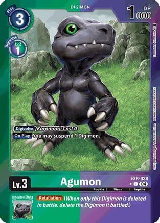 Agumon - EX8-038 (Limited Foil) — Chain of Liberation