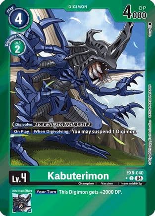 Kabuterimon (Limited Foil) — Chain of Liberation